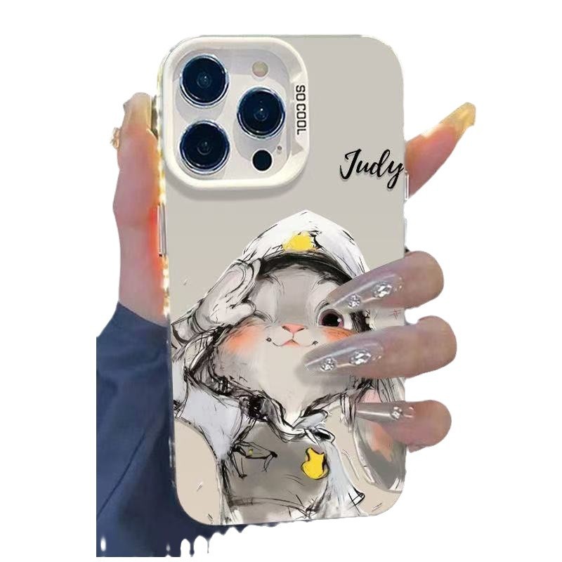 Nueva funda para teléfono móvil iphone16 aplicable europea y americana Apple 15promax/14 anti-caída 13pro12 personalidad 11xr