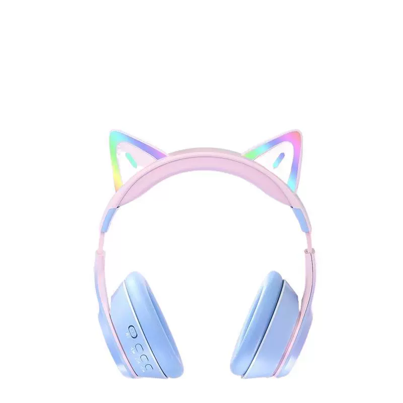 Gaming headphones, compatible high quality laptop, gradient, bluetooth