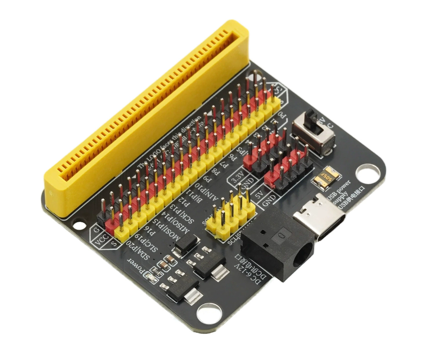 Расширенная версия платы разработки, GPIO расширительная плата, управляющая плата IO, расширительная плата Micro:bit MBIT-EXP1
