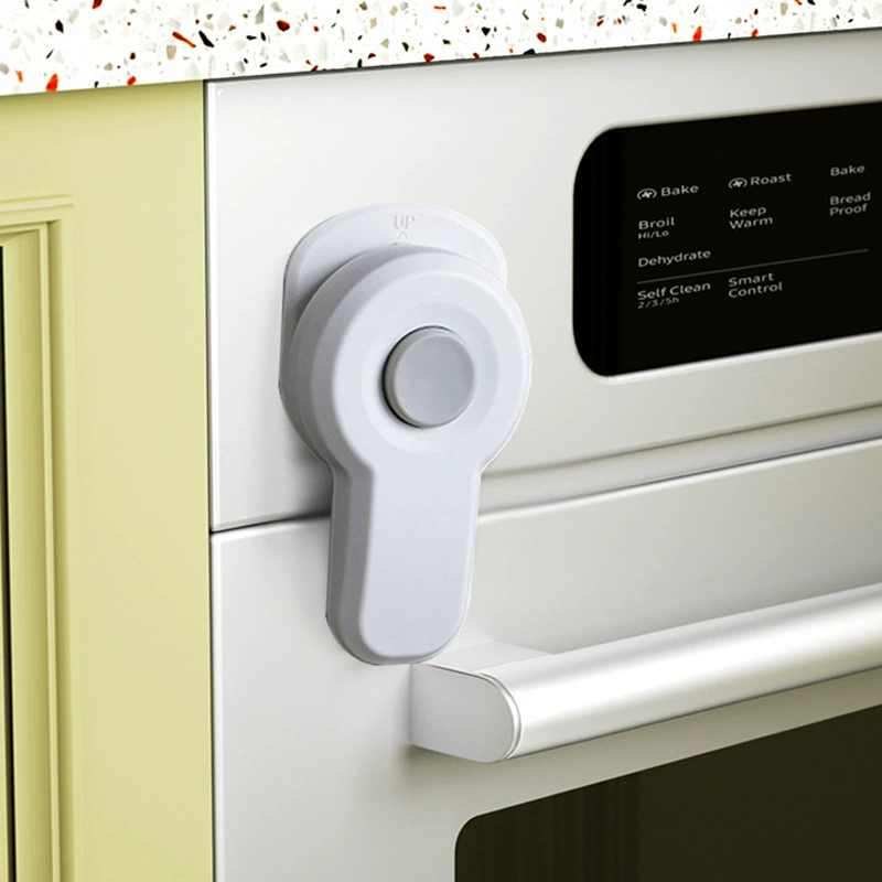 Блокировка духовки безопасности детей анти-детская духовка дверной замок анти-детская Европейская защита духовки замок оптом