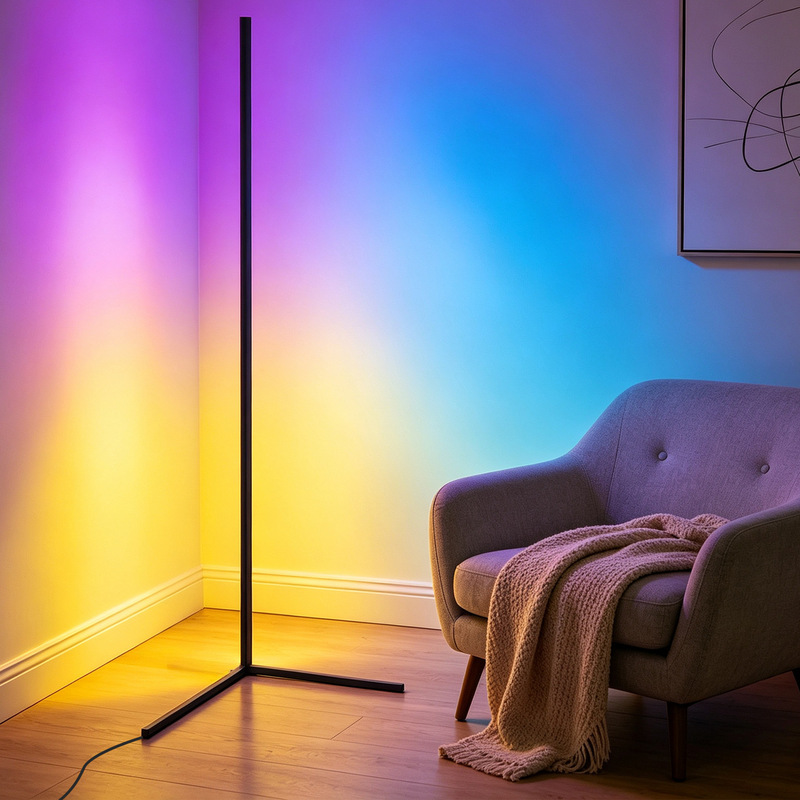 Minimalist Corner Lamp Rgb Fantasy Color App Smart Control Floor Lamp Commercial Hotel Homestay Cross-Border Ambiance Floor Lamp Minimalist Corner Lamp Rgb Fantasy Color App Smart Control Floor Lamp Commercial Hotel Homestay Cross-Border Ambiance Floor Lamp