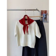 百分百羊毛澳毛针织三角巾女头巾围巾多功能保暖百搭纯羊毛披肩女