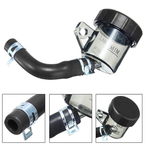 Motorcycle accessories modified rear brake pump upper pump master cylinder split oil pot small oil cup small oil box oil pot round