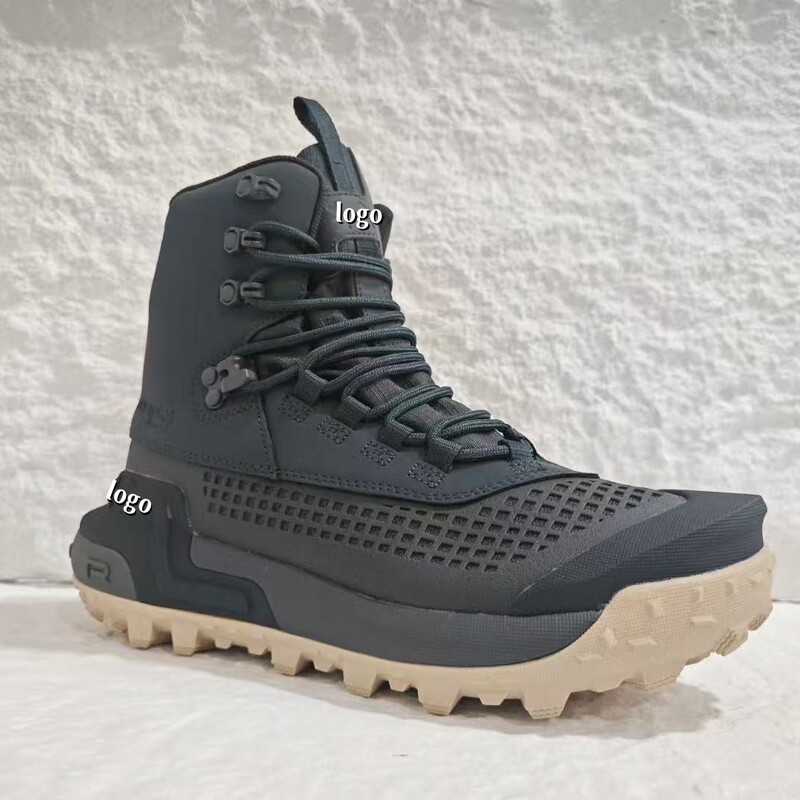 2025 New Men's Outdoor Hiking Travel Waterproof Boots Ua Cushioning Wear-Resistant Non-Slip Hunting Boots Dad Shoes