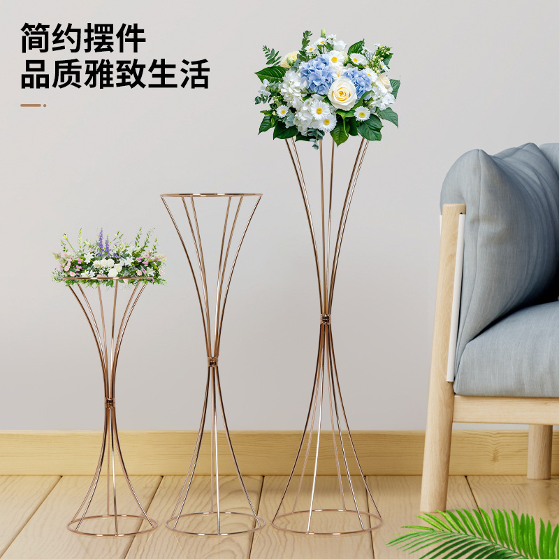 新款热销婚庆道具小蛮腰路引花架  婚礼现场布置道具婚庆铁艺装饰|undefined