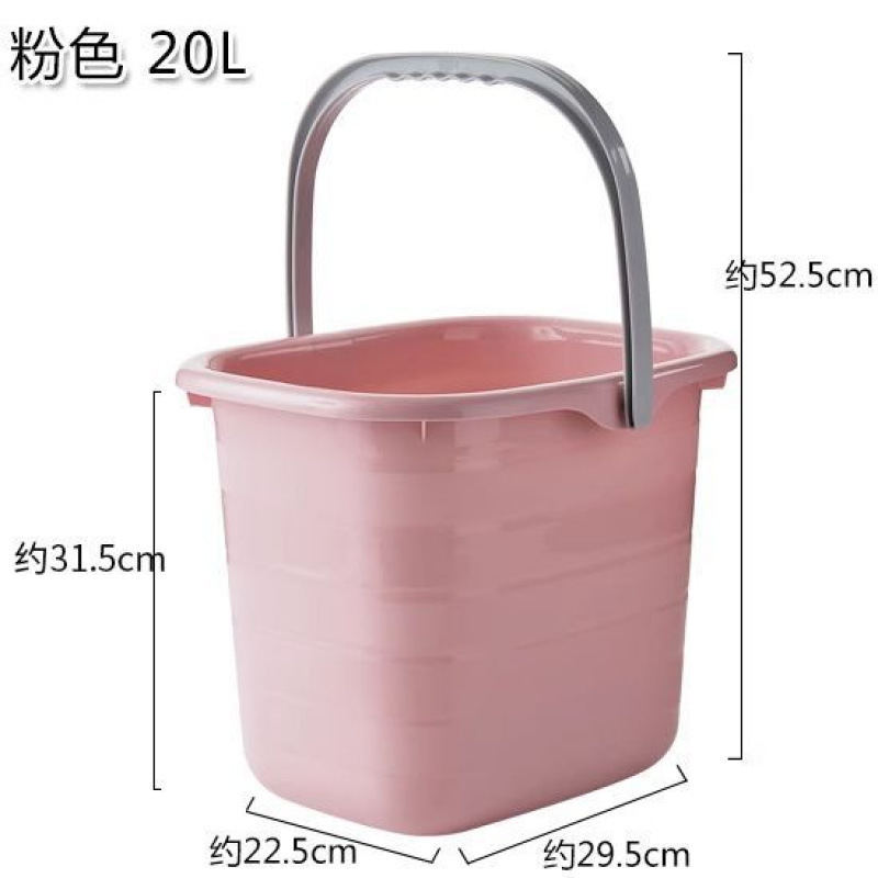 長方形バケツ、厚みのある特大容量の水貯蔵、家庭用ポータブル洗濯モップバケツ、寮の足湯、趙志銭|undefined