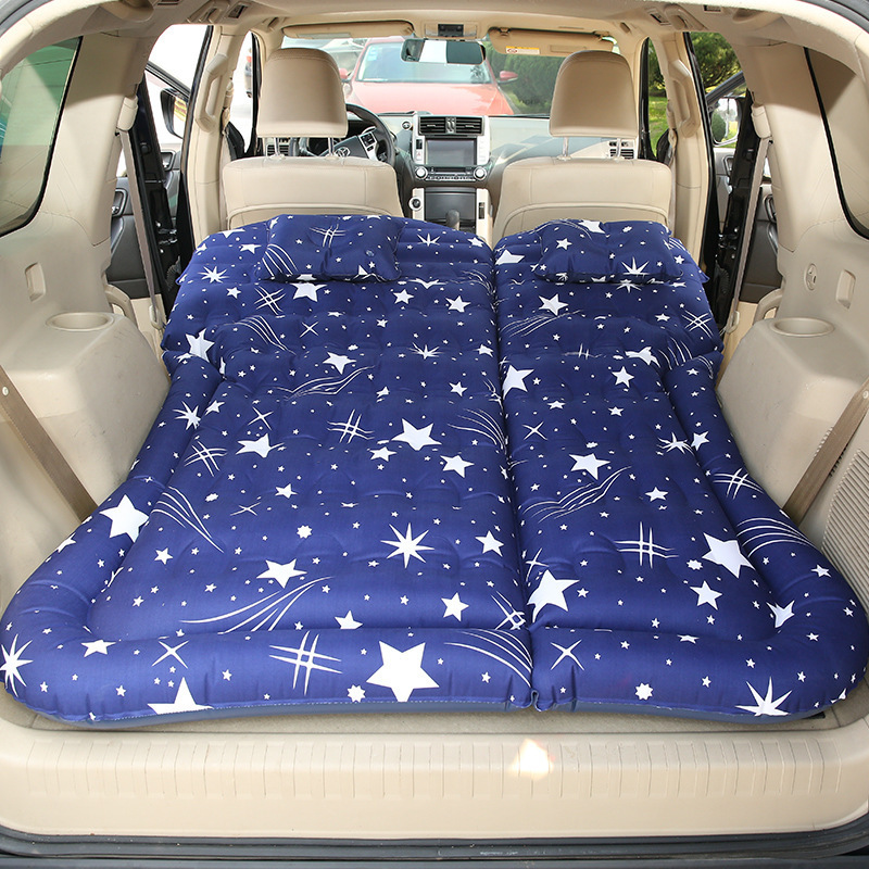 Car air mattress for the back seat of sedans, portable and comfortable for travel, quick inflation, available for dropshipping