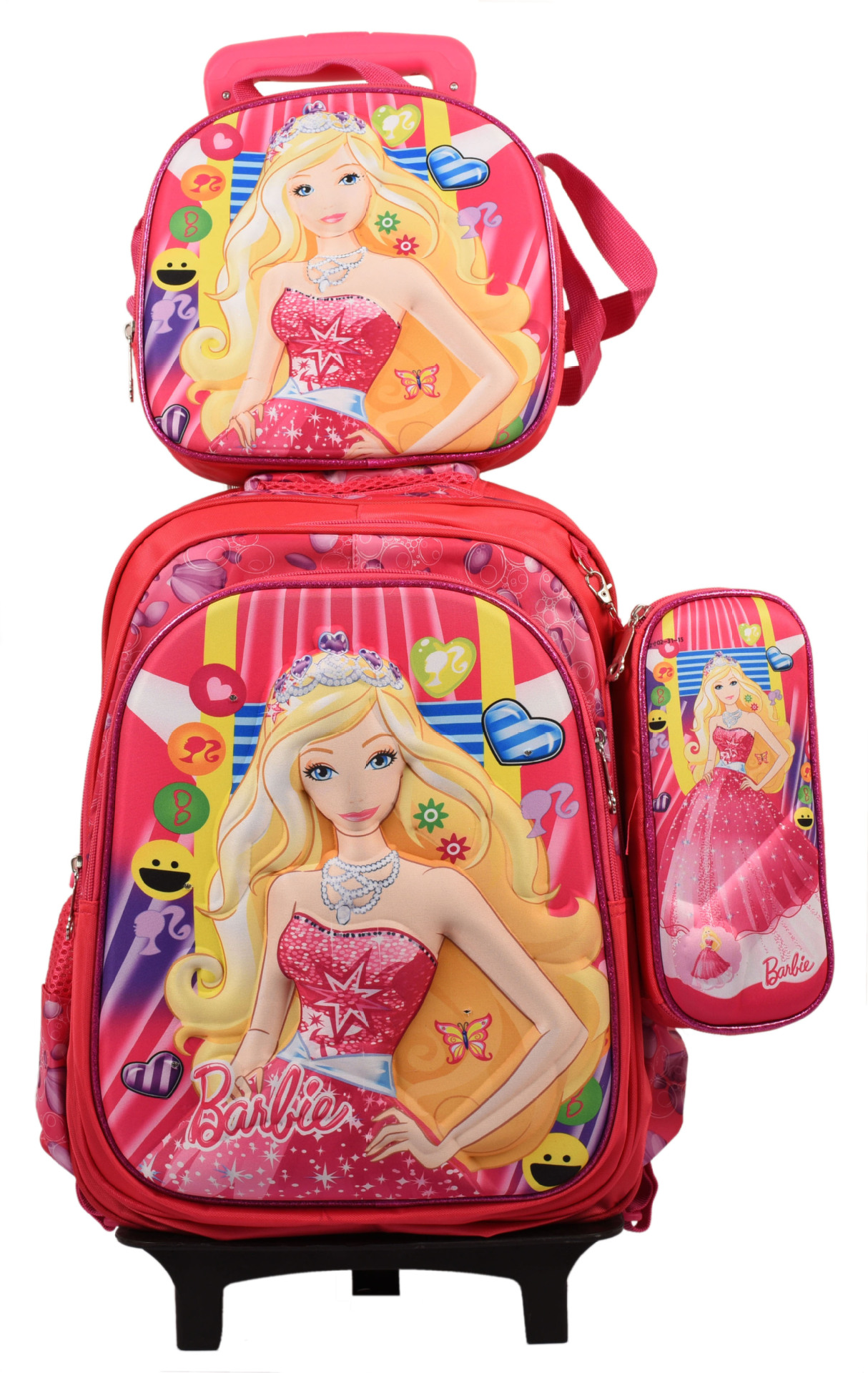 Mochila escolar fábrica 3D traje de tres piezas Shaodong escuela primaria al por mayor mochila de tres piezas de hombro de dibujos animados con protección de la columna