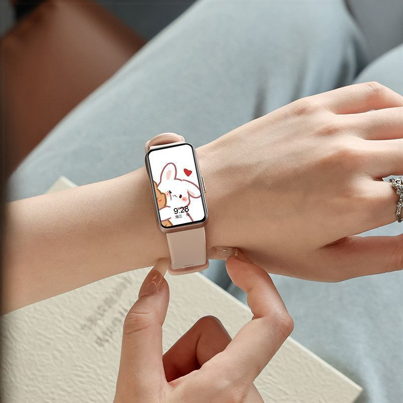 2025 Smart Bracelet Women's Heart Rate Oximeter Step Alarm Clock Running Sports Smart Watch Xiao/Mi Hua/Wei