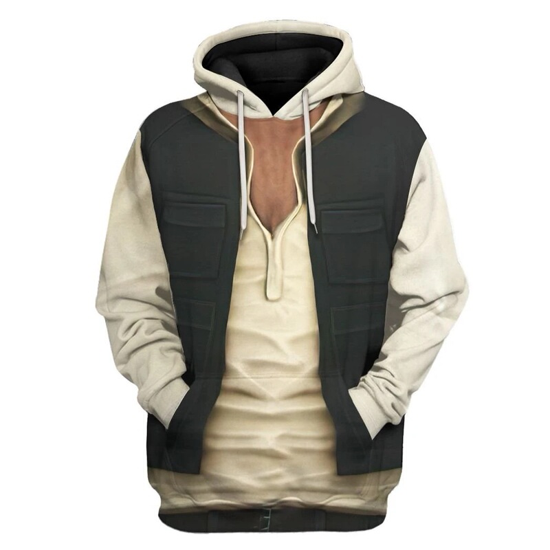 2024 Cross-Border New Star Wars the Mandalorian Bounty Hunter Cosplay Jacket Sports Sweatshirt Suit