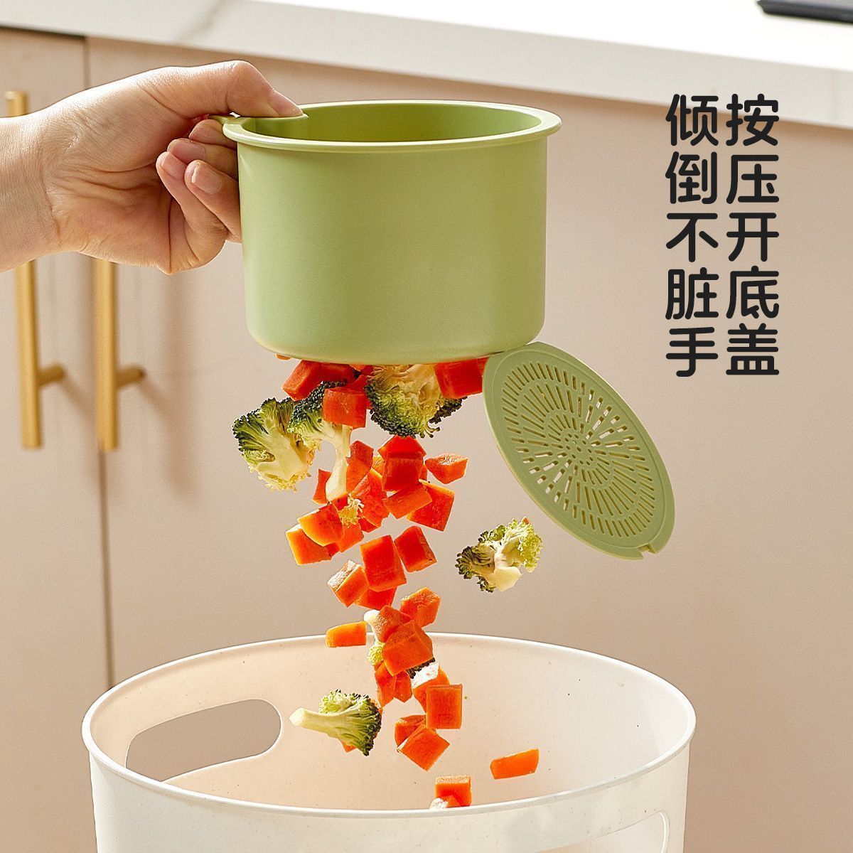 代髮新品可掛式水槽瀝水籃清潔用具家用可拆卸廚房食物殘渣過濾網 4
