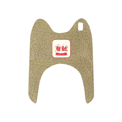 Vehicle Waterproof Anti-skid Pad – Electric vehicle foot mat - yadi-k8e-three-wheel-beige-foot-pad-make-fortune-free-velcro