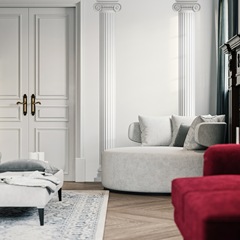 2024 new creative stickers 3D three-dimensional Roman column wall stickers self-adhesive wall decoration living room background wall wallpaper