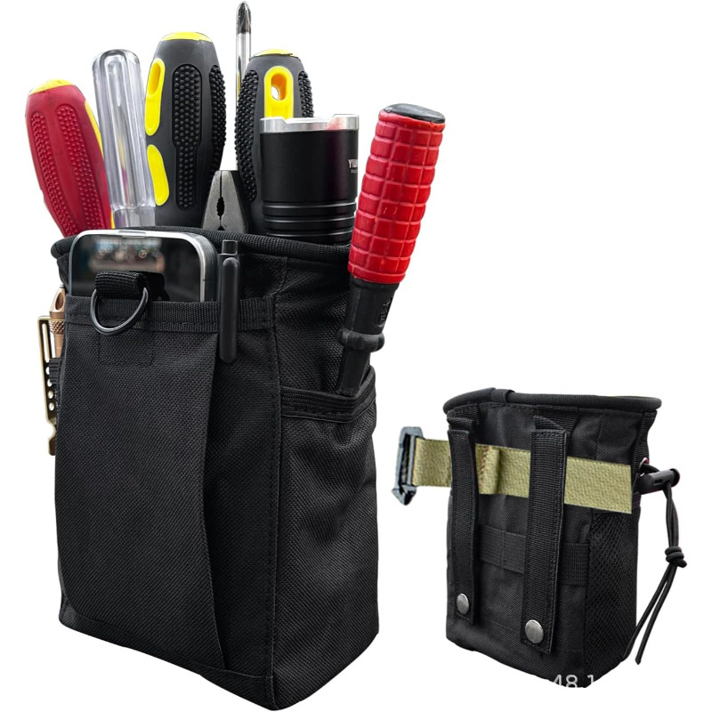 小工具袋箱螺丝刀钳子收纳器皮套和刀架电工水管工木工工具腰带袋