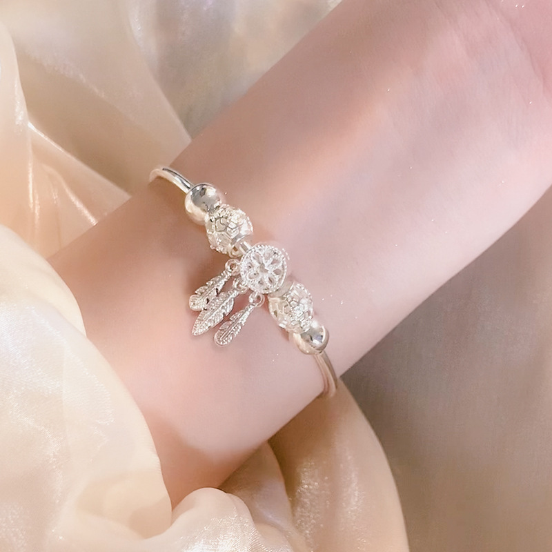 Sansheng III pulsera femenina ins simple red de pesca pulsera mujer joven joyería para novia venta directa de fábrica