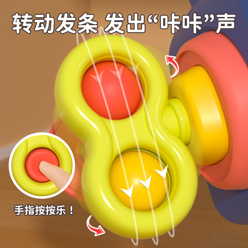 Cross-border new Montessori early education infant Penguin busy ball baby hand ball educational sensory hexahedron toy