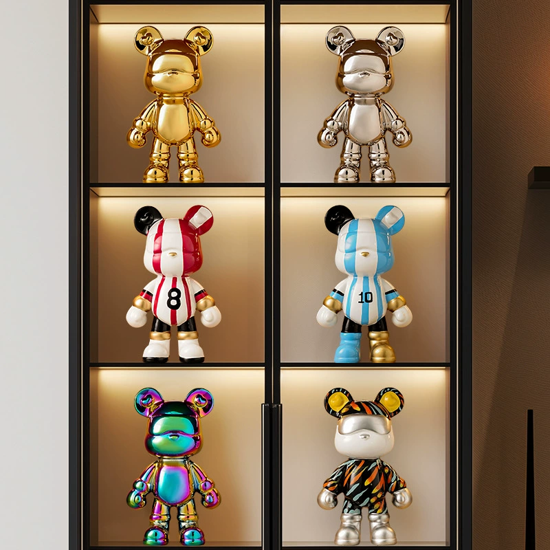 Жесткий медведь украшение светло-экстравагантная гостиная винный шкаф ТВ шкаф комод магазин одежды прямой трансляции премиум-чувственного украшения