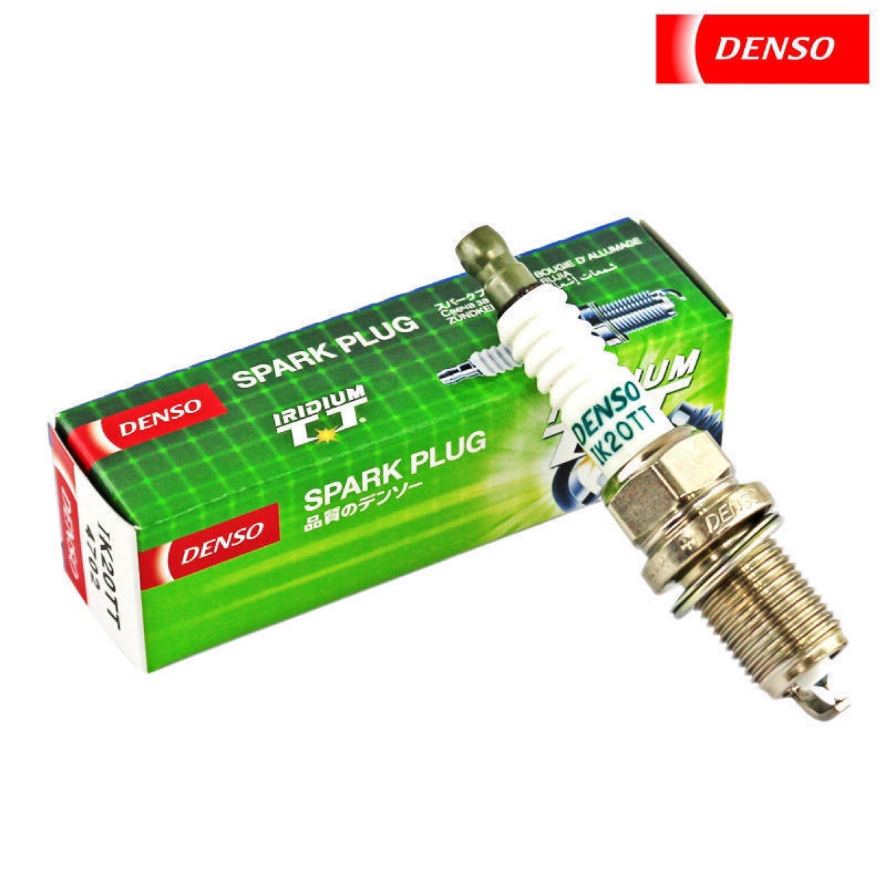 Electric Iridium Gold Double Needle Spark Plug IK20TT 4702 Suitable for Camry Cruze Civic Front Fan Nozzle