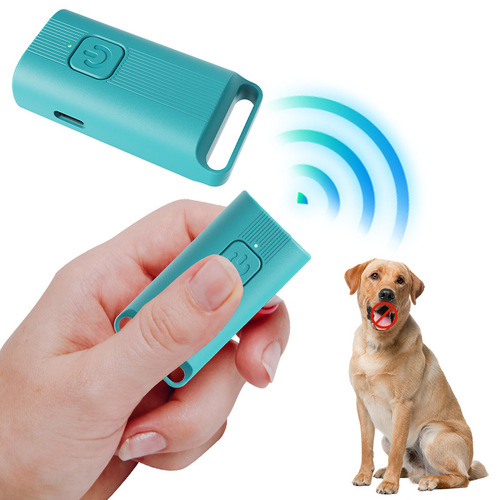 Cross-border mini wholesale ultrasonic dog repeller, direct sales new Amazon handheld bark deterrent light bark deterrent