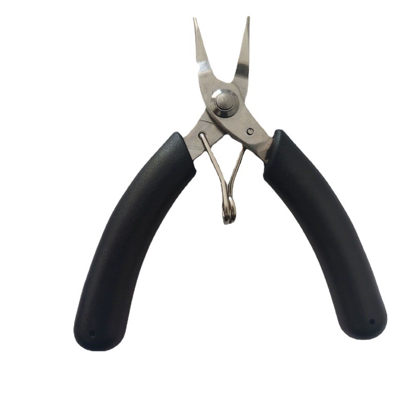 Плоскогубцы с заостренными кончиками 501 из нержавеющей стали, плоскогубцы для обвязки проволокой, плоскогубцы с круглыми кончиками 4inch для ювелирных изделий, ювелирные плоскогубцы для изготовления украшений, удлиненная версия (опционально)