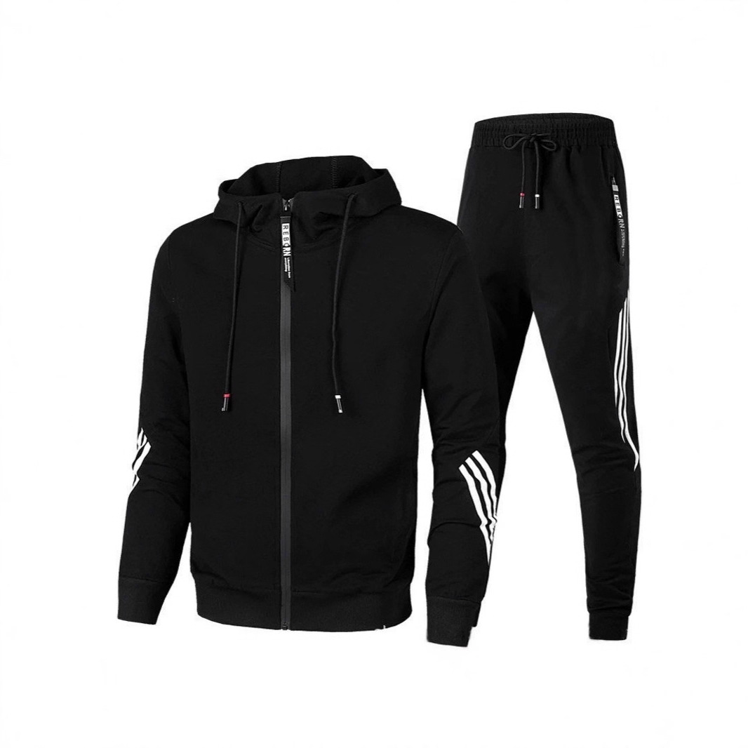 Same-Day Delivery Three-Piece Spring and Autumn Factory Direct Men's Suit Sports Casual Sweatshirt and Sweatpants Two-Piece Set Men's Clothing