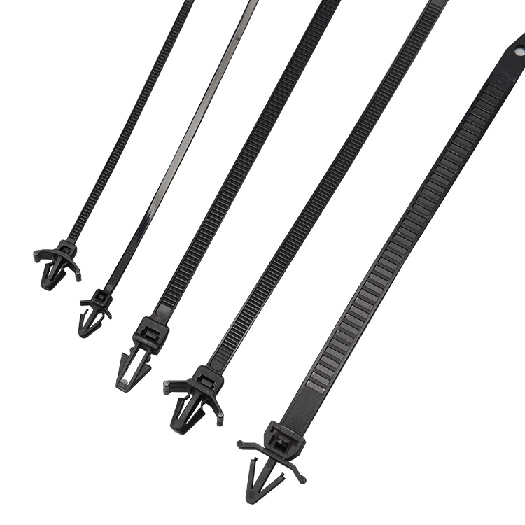 Coche perno avión cabeza lazo blanco y negro Cable arnés fijo hebilla especial plástico nylon nueva energía
