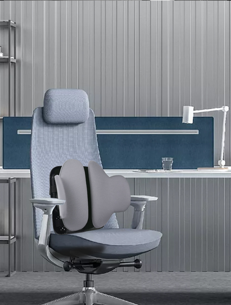 Office Lumbar Support Sedentary Waist Support Cushion Ergonomic Car Seat Backrest Cushion Adjustable Lumbar Support