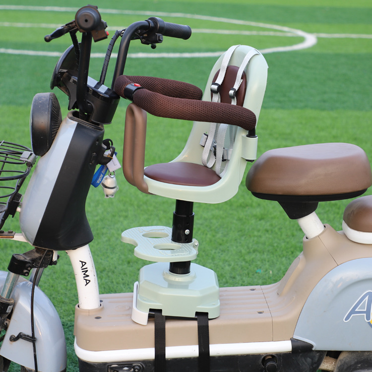 Electric car Children's seat front motorcycle baby front seat battery car scooter baby shock absorber seat