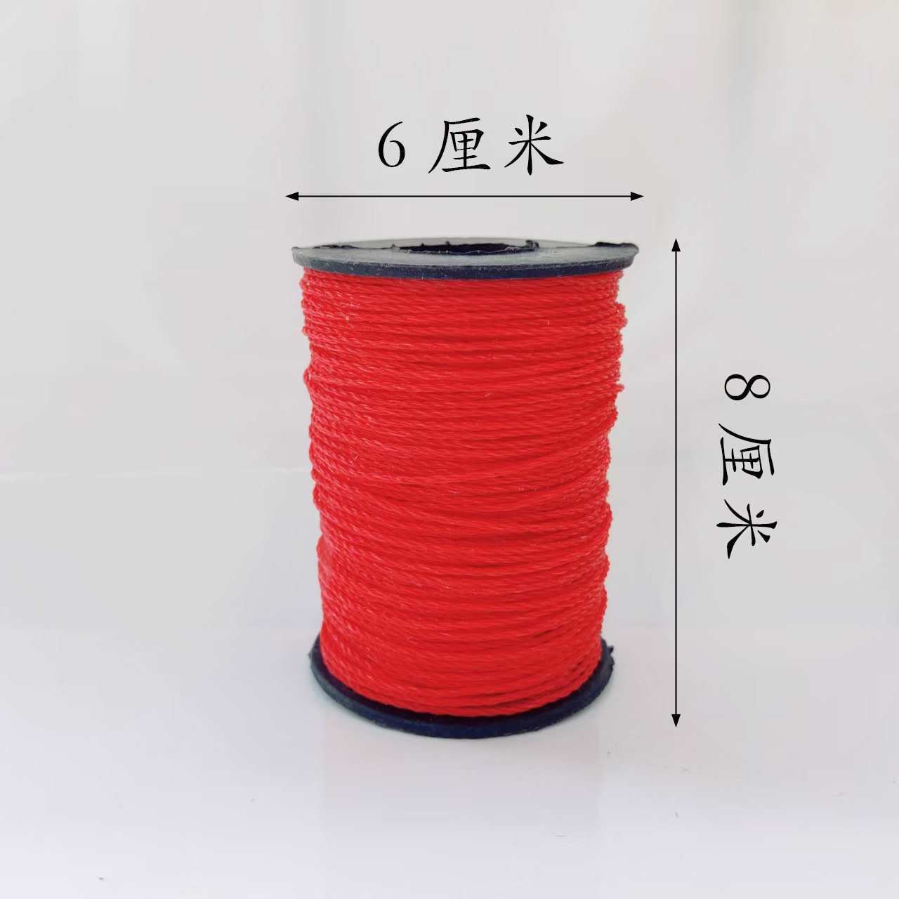 尼龙绳1卷50米红色施工线建筑工地放线砌砖墙尼龙线吊线工程砌砖
