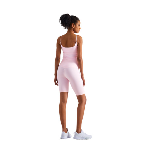 NULS new double-sided brocade sexy pleated camisole fitness yoga bra women's nude tight sports bra