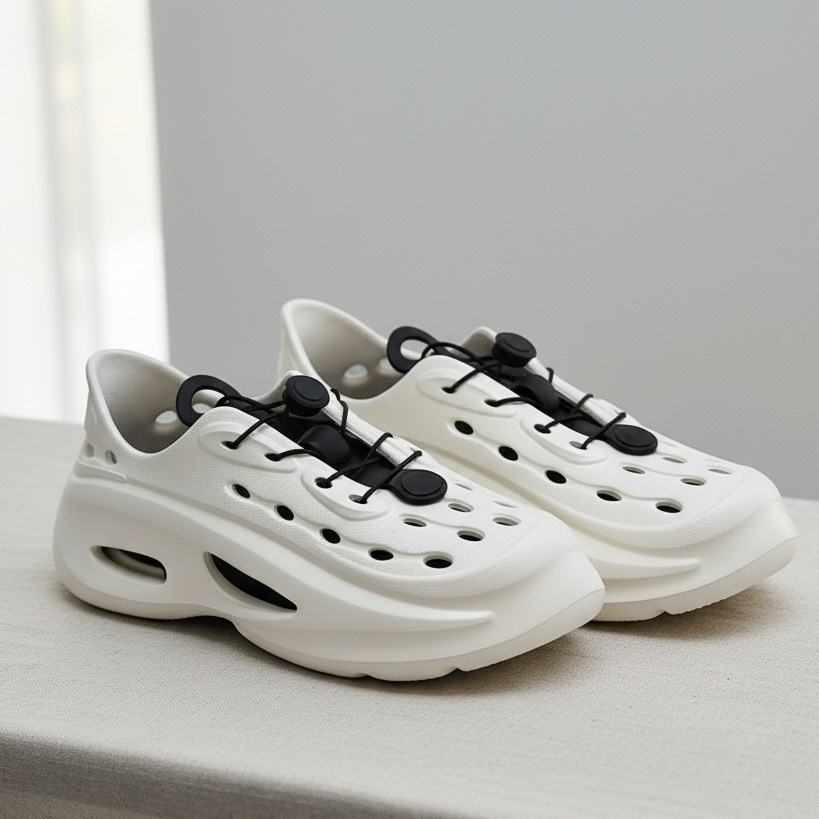 Cross-Border Sandals for Men's Summer Outer Wear, Non-Slip Soft Bottom Toe Caps, Men's Driving Sports Beach Clogs, Drop Shipping