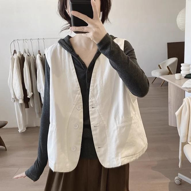 2026 Summer Cotton Blouse Shirt Women's Jacket New Season Loose Slimming Casual Outerwear