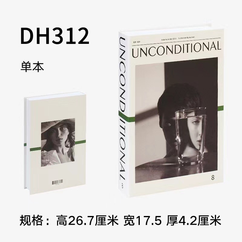 Nordic moderno libro falso plegable Inglés simulación libro accesorios de decoración libro Hotel hogar suave decoración libro