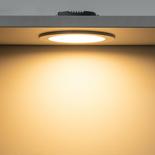 LED Embedded Downlight Flush Ceiling Light Recessed Ceiling Lamp Living Room Bedroom Commercial Iron Shell Hole Light Zhongshan Wholesale