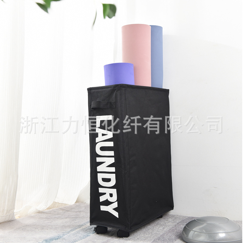 Cesta de lavandería de tela ropa de una sola rejilla caja de almacenamiento de artículos diversos bolsa de almacenamiento de malla suministros para el hogar cesta de lavandería