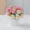 Orange White Pink Paris Rose Butterfly