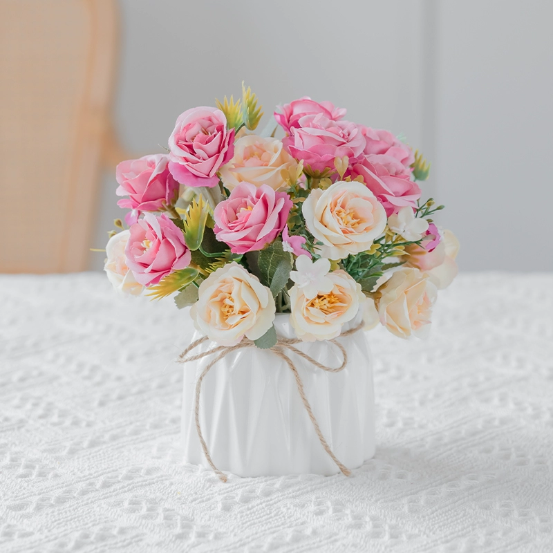 Nordic simulation flower decorative flower decorative flower room fake flowers fake flower plastic flower dining table flower bionic bionic flower bleaching flowers