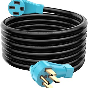 Rv Surge Protector 4200 Joules 50 Amp Surge Protector with Waterproof Cover and Circuit Analyzer