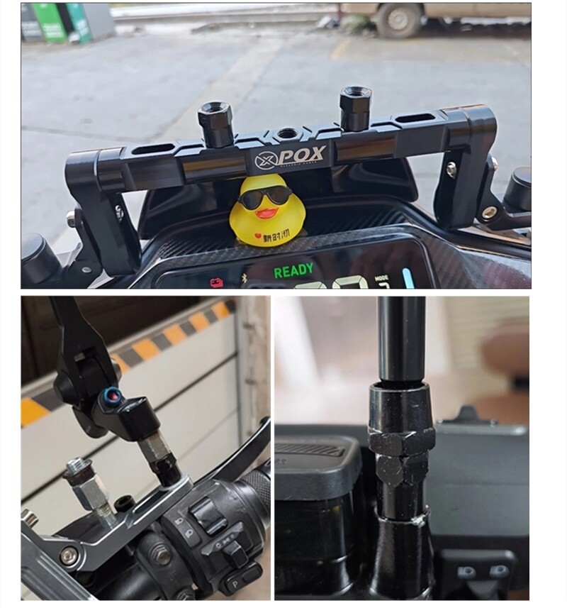 Suitable for Ninebot Electric Scooter Rearview Mirror Heightening Screws, Reflector Heightening Conversion Screws, Extension Rod M8