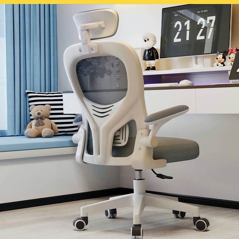 Ergonomic gaming chair, computer chair, home office chair, student desk chair, adjustable height, waist-protecting backrest, swivel chair Ergonomic gaming chair, computer chair, home office chair, student desk chair, adjustable height, waist-protecting backrest, swivel chair
