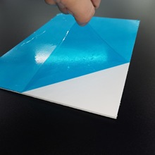 氟碳噴漆高粘保護膜烤漆板膜外牆保溫板一體板 水包砂板保護膜