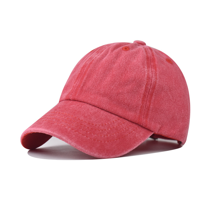 Los niños adultos transfronterizos de AliExpress padre-hijo lavado puro algodón color sólido luz tablero gorra de béisbol de los hombres gorra de béisbol de costura