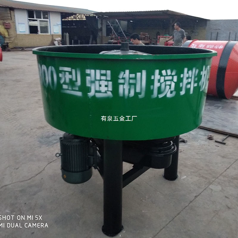 Вертикальный бетоносмеситель с пятикубовым бункером для цемента, полностью автоматический, с плоским горлом, для небольших строительных площадок