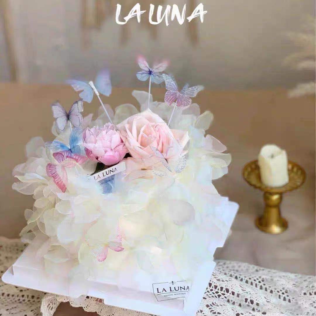 翻糖蛋糕装饰围边长条丝带纱花小红书ins同款网红蛋糕装饰|ms