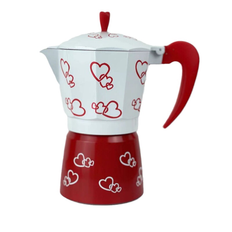 Italian aluminum mocha coffee pot household sharing pot filter extraction coffee maker coffee pot coffee Italian aluminum mocha coffee pot household sharing pot filter extraction coffee maker coffee pot coffee