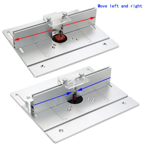 Woodworking tool engraving machine inverted plate phenolic wood milling chamfering trimmer multi-function lifting worktable slotting