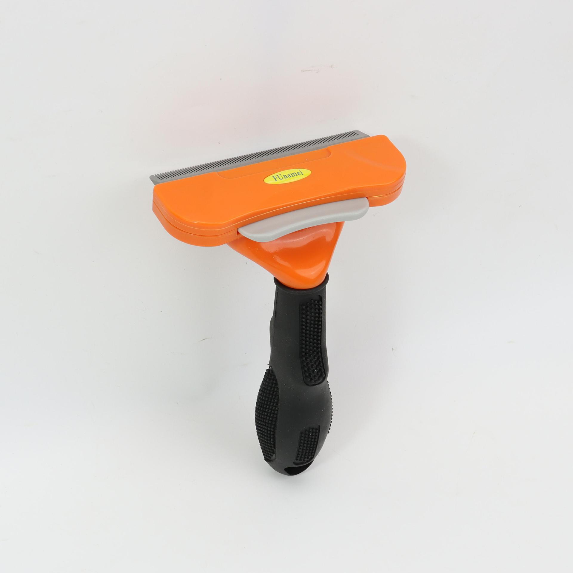 Popular tres generaciones de peines para mascotas, perros, gatos, depiladores, peines de depilación, productos de limpieza, gatos