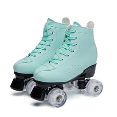 Double row roller skates, skates, adult four-wheel roller skates, skates, men, adults, women, skating rink professional courses