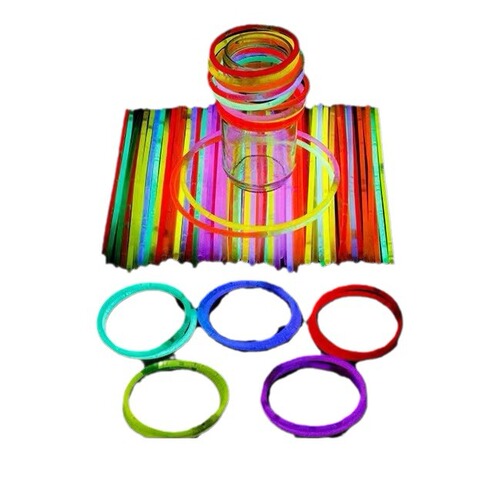 Glow stick bracelets 100 pieces for concert manufacturers wholesale flash sticks glowing toys disposable glow sticks