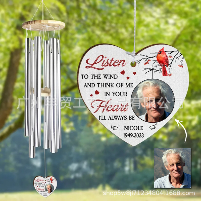 천연 나무 색상 - 은색 튜브(사진에 따라 맞춤 제작)